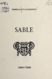 E-book, Sable, Caractères (réédition numérique FeniXX)