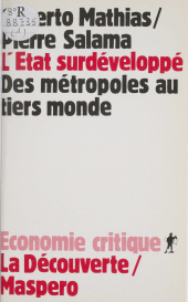 eBook, L'État surdéveloppé des métropoles au tiers-monde, La Découverte (réédition numérique FeniXX)