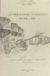 E-book, Les programmes d'armement, de 1919 à 1939, Service historique de la Défense (réédition numérique FeniXX)