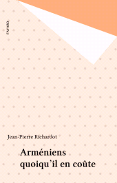 eBook, Arméniens quoiqu'il en coûte, Fayard (réédition numérique FeniXX)