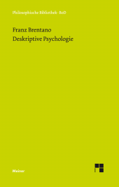 E-book, Deskriptive Psychologie, Felix Meiner Verlag