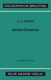 E-book, Specimen Dynamicum : Zweisprachige Ausgabe, Felix Meiner Verlag