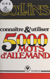 E-book, Connaître et utiliser 5000 mots d'allemand, Marabout (réédition numérique FeniXX)