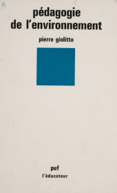 E-book, Pédagogie de l'environnement, Presses universitaires de France (réédition numérique FeniXX)