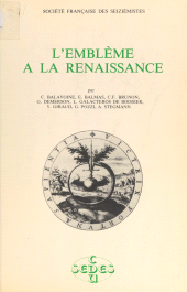 E-book, L'emblème à la Renaissance : Actes de la Journée d'études du 10 mai 1980, Sedes (réédition numérique FeniXX)