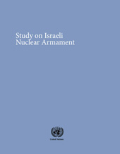 E-book, Study on Israeli Nuclear Armament, United Nations Office for Disarmament Affairs, United Nations Publications