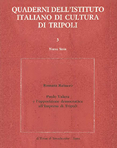 E-book, Paolo Valera e l'opposizione democratica all'impresa di Tripoli, "L'Erma" di Bretschneider