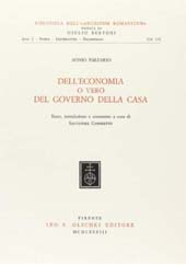 E-book, Dell'economia o vero del governo della casa, Paleario, Aonio, 1503-1570, L.S. Olschki