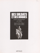 E-book, Des soldats et des hommes : Archives photographiques de l'armée (1902-1962), Arthaud (réédition numérique FeniXX)