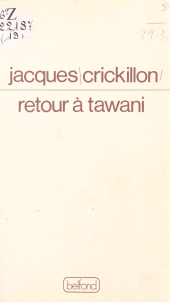 eBook, Retour à Tawani, Belfond (réédition numérique FeniXX)