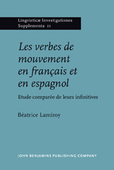 E-book, Les verbes de mouvement en francais et en espagnol, John Benjamins Publishing Company
