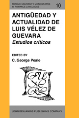 E-book, Antiguedad y actualidad de Luis Velez de Guevara, John Benjamins Publishing Company