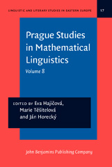 E-book, Prague Studies in Mathematical Linguistics, John Benjamins Publishing Company