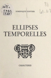 E-book, Ellipses temporelles, Caractères (réédition numérique FeniXX)