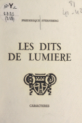 E-book, Les dits de lumière, Caractères (réédition numérique FeniXX)