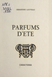 E-book, Parfums d'été, Caractères (réédition numérique FeniXX)