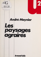 E-book, Les Paysages agraires, Armand Colin (réédition numérique FeniXX)