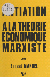 E-book, Initiation à la théorie économique marxiste, EDI (réédition numérique FeniXX)