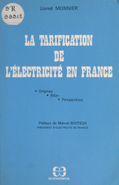 E-book, La tarification de l'électricité en France : origines, bilan, perspectives, FeniXX