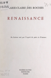 E-book, Renaissance, FeniXX
