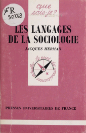 E-book, Les Langages de la sociologie, Presses universitaires de France (réédition numérique FeniXX)