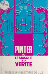 E-book, Pinter ou Le masque de la vérité, Presses universitaires du Septentrion (réédition numérique FeniXX)