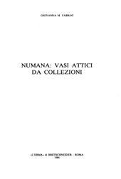 eBook, Numana : vasi attici da collezioni, "L'Erma" di Bretschneider