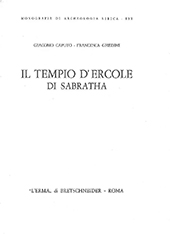 eBook, Il tempio d'Ercole di Sabratha, Caputo, Giacomo, "L'Erma" di Bretschneider