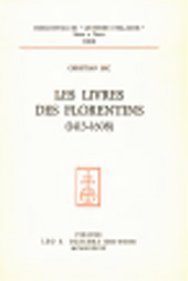 E-book, Les livres des Florentins, 1413-1608, L.S. Olschki