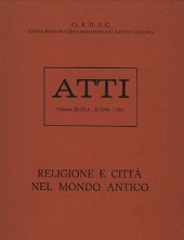 Capítulo, Aspetti e problemi della religione di Padova preromana, "L'Erma" di Bretschneider