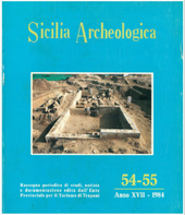 Artículo, Selinunte-Malophoros : rapporto preliminare sulla prima campagna di scavi - 1982, "L'Erma" di Bretschneider