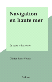 E-book, Navigation en haute mer : Le point et les routes, Arthaud (réédition numérique FeniXX)
