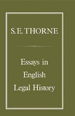 E-book, Essays in English Legal History, Bloomsbury Publishing
