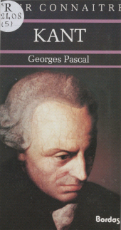 E-book, Kant, Bordas (réédition numérique FeniXX)