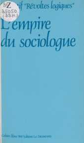 eBook, L'empire du sociologue, La Découverte (réédition numérique FeniXX)