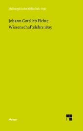 E-book, Wissenschaftslehre (1805), Felix Meiner Verlag