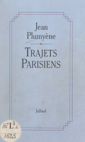 E-book, Trajets parisiens, Julliard (réédition numérique FeniXX)