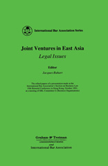 E-book, Joint Ventures in East Asia, Wolters Kluwer