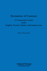 E-book, Formation of Contract, Wolters Kluwer