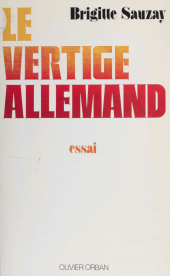 E-book, Le Vertige allemand, Plon (réédition numérique FeniXX)