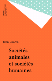 E-book, Sociétés animales et sociétés humaines, Presses universitaires de France (réédition numérique FeniXX)