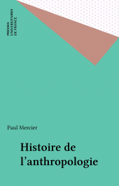 E-book, Histoire de l'anthropologie, Presses universitaires de France (réédition numérique FeniXX)