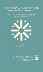 E-book, The Virginia Papers on the Presidency : Volume 15, University Press of America