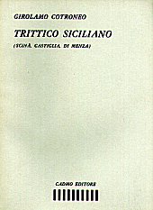 eBook, Trittico siciliano : Scinà, Castiglia, Di Menza, Cadmo