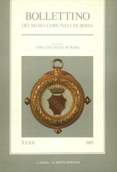 Fascículo, Bollettino dei Musei Comunali di Roma : XXXII, 1985, "L'Erma" di Bretschneider