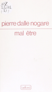 E-book, Mal être, Belfond (réédition numérique FeniXX)
