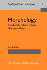 E-book, Morphology, Bybee, Joan L., John Benjamins Publishing Company
