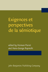 E-book, Exigences et perspectives de la semiotique, John Benjamins Publishing Company