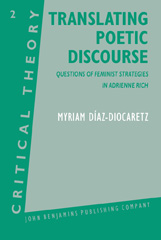 E-book, Translating Poetic Discourse, Díaz-Diocaretz, Myriam, John Benjamins Publishing Company