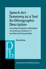 E-book, Speech Act Taxonomy as a Tool for Ethnographic Description, Reiss, Nira, John Benjamins Publishing Company